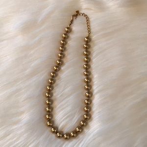 Gold Beaded Necklace